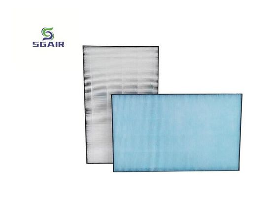 Bahan PP PF Hepa Filter Udara 99,97% Dengan Kerangka Kertas Foil Aluminium