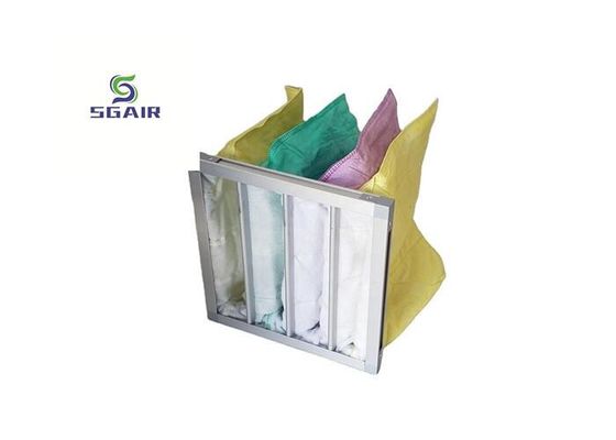 Penggunaan Energi Rendah Kantong Terbuka 85% Hepa Bag Filter Struktur Unik