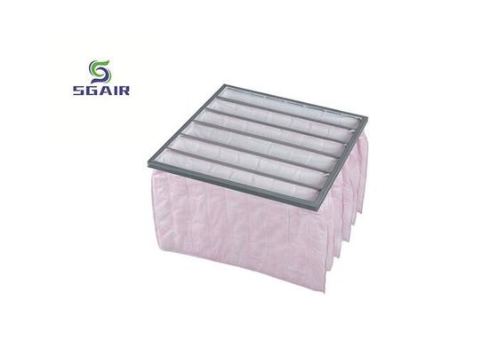 Filter kantong H13 Hepa Serat Non Woven Untuk Ruang Bersih