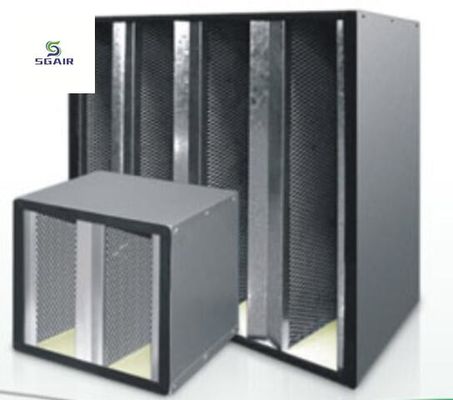 V-Type Aktivated Carbon Combined Air Filter Lebih banyak aliran udara di ruang terbatas Mudah dipasang.