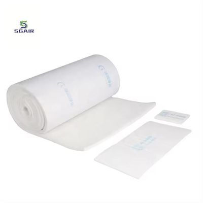 Medium Ceiling Filter Media Cloth Or Mesh For Spray Booth Sistem aliran udara