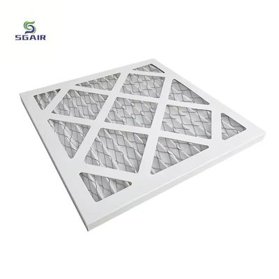 MERV 11 13 Kerangka Karton Lempeng AC Oven Air Filter Disesuaikan Untuk Sistem HVAC
