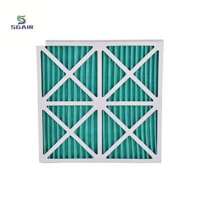 Disesuaikan 99,99% HVAC Filter Udara 20x25x1 dengan Resistensi Aliran Udara Rendah