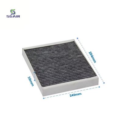 99.99% Filter Udara Karbon Aktif Dengan Resistensi Rendah Kapasitas Adsorpsi Kuat