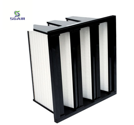 Kompak Filter Hepa Densitas Pleated Dengan Efisiensi F9