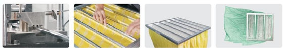 Mesin produksi peralatan Filter Strip Forming otomatis penuh