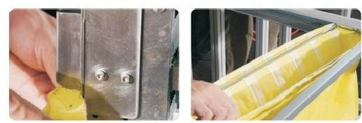 Manual Satu Kepala Bagging Filter peralatan manufaktur Mesin