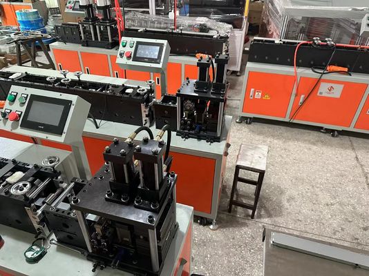 Mesin pembuatan kerangka filter udara kontrol Omron yang disesuaikan dengan tekanan udara yang disesuaikan