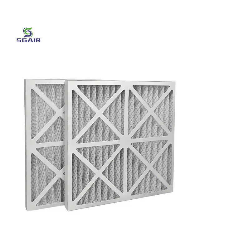 Filter udara pleated serat halus basah dengan filtrasi efisiensi tinggi E10-H13