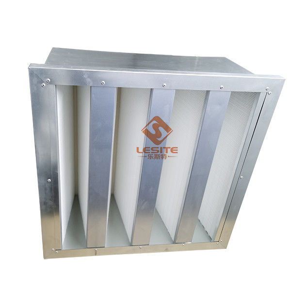 Filter Pembersih Udara Baja Galvanis Tepat MERV 9 110 Pa