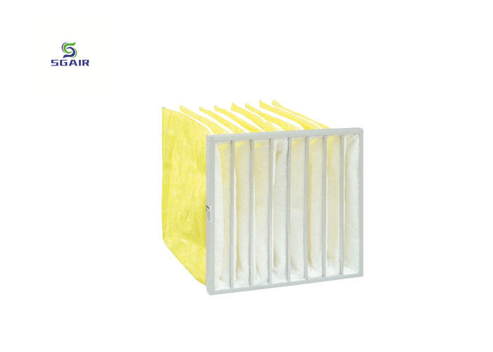 Solid Structure Aluminium Bag Filter All Metal Frame Hepa 14 Filter 500mm