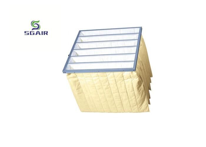 F9 Bag Filter, 0.1 Mikron Air Filter Untuk Sistem AC
