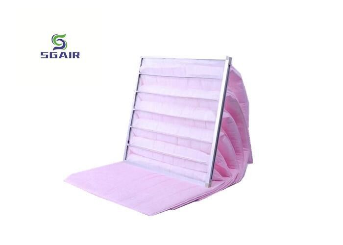Aluminium H13 Filter Udara Efisiensi Tinggi 99,97% Dengan Pengumpulan Debu Besar