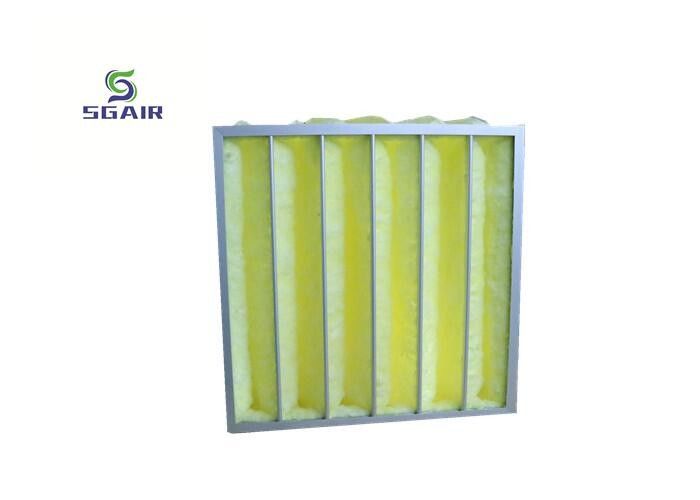 G3 Aluminium Bag Filter 99,97% dengan Area Media Besar Dan Kapasitas Tahan debu