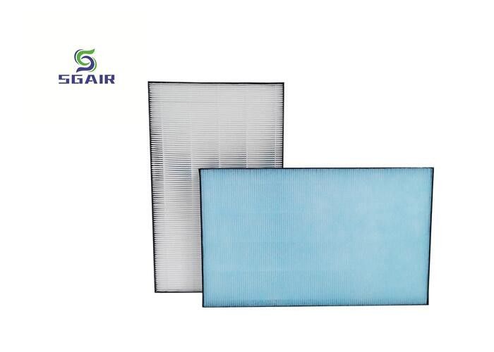 Bahan PP PF Hepa Filter Udara 99,97% Dengan Kerangka Kertas Foil Aluminium