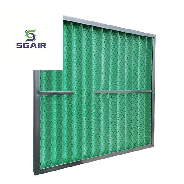 Filter Hepa Kondisi Udara Sekunder F8 Non Woven Dengan Bingkai Aluminium