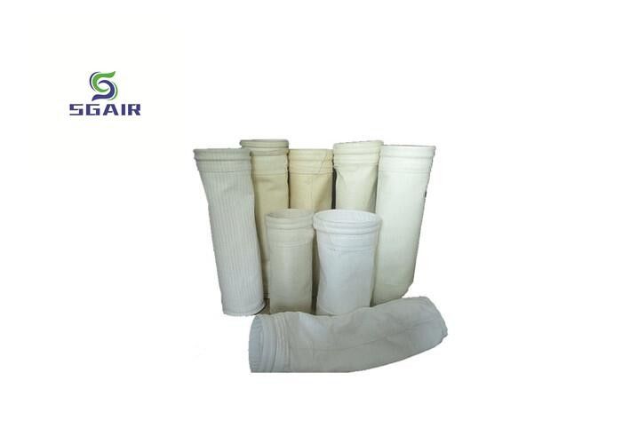 Akrilik 400 Micron Dust Extractor Filter Bags Untuk Industri Plastik