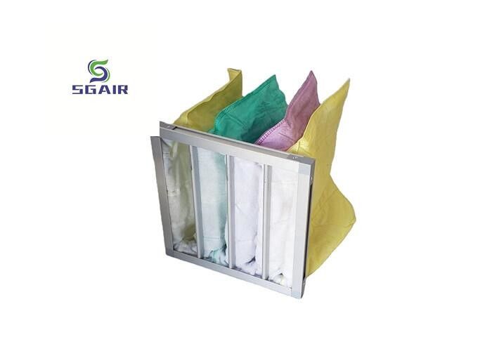 Penggunaan Energi Rendah Kantong Terbuka 85% Hepa Bag Filter Struktur Unik