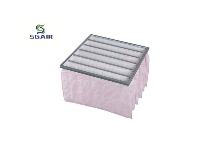 Filter kantong H13 Hepa Serat Non Woven Untuk Ruang Bersih