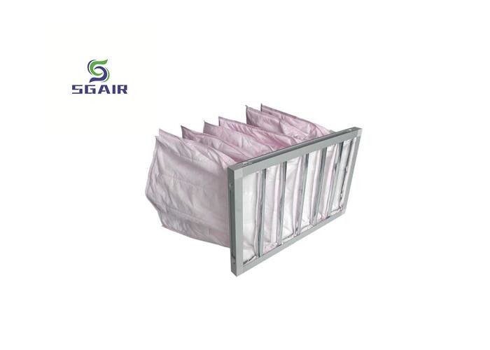 ​Filter Udara Hepa Bag F5 45% Komersial dengan Kapasitas Penahan Debu Besar