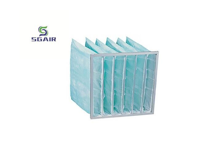 Filter Udara Hepa Serat Sintetis F6 Efisiensi 65% Untuk HVAC