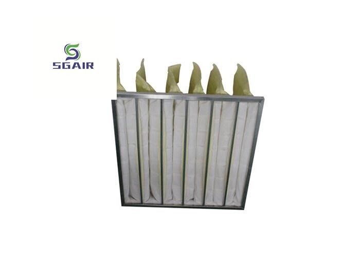 Filter udara kantong partikel Hepa sejati dengan efisiensi 99,97%