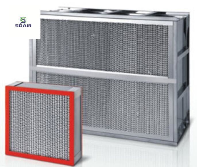 Efisiensi tinggi suhu tinggi HEPA Filter suhu tinggi tahan dukungan OEM