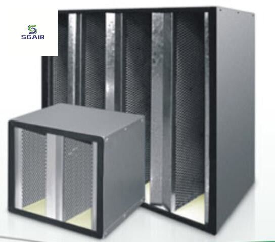V-Type Aktivated Carbon Combined Air Filter Lebih banyak aliran udara di ruang terbatas Mudah dipasang.