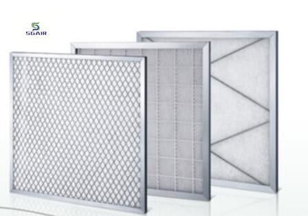Panel HEPA Pre Filter Bisa dicuci dengan ketahanan rendah