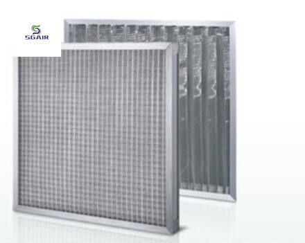 Multilayer Metal Mesh Pre Filter dengan Wavy Aluminium Mesh dan SS Mesh