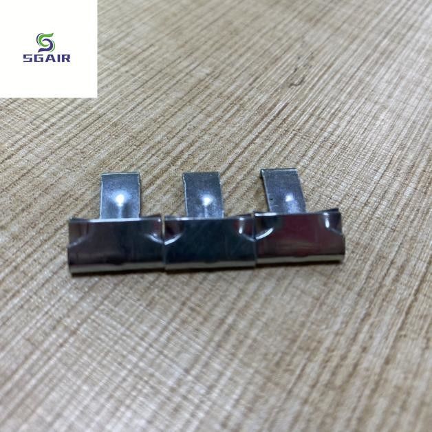 T berbentuk Hepa Bag Filter Metal Buckle Untuk Frame Galvanized