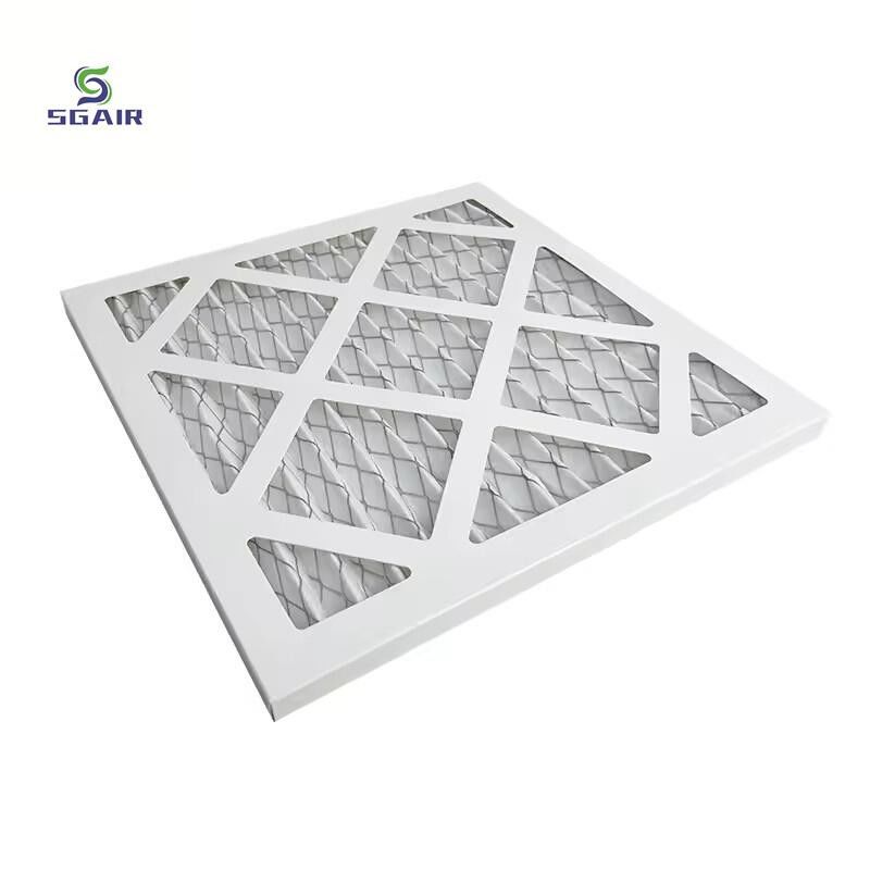 MERV 11 13 Kerangka Karton Lempeng AC Oven Air Filter Disesuaikan Untuk Sistem HVAC