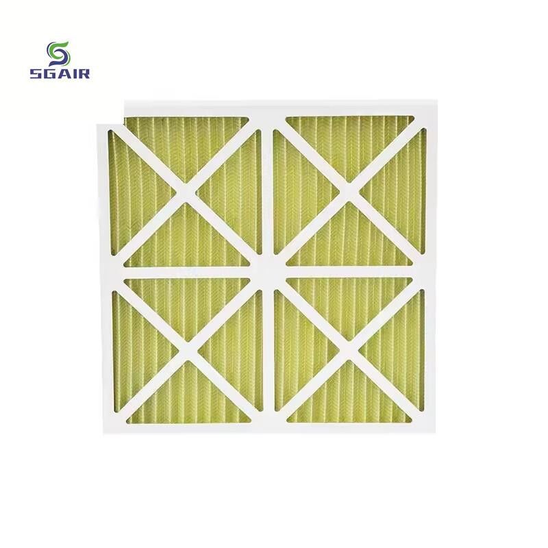 Filter Udara HVAC Pleated Disesuaikan Untuk Penggantian Filter AC Furnace