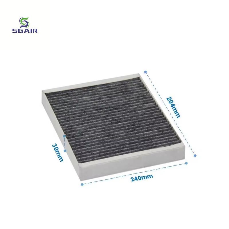 99.99% Filter Udara Karbon Aktif Dengan Resistensi Rendah Kapasitas Adsorpsi Kuat