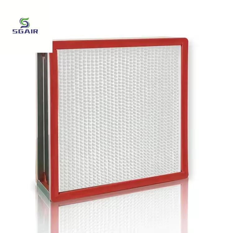 Steel Frame High Temperature Air Filter Rustless Dengan Efisiensi Tinggi Dan Filtrasi Presisi