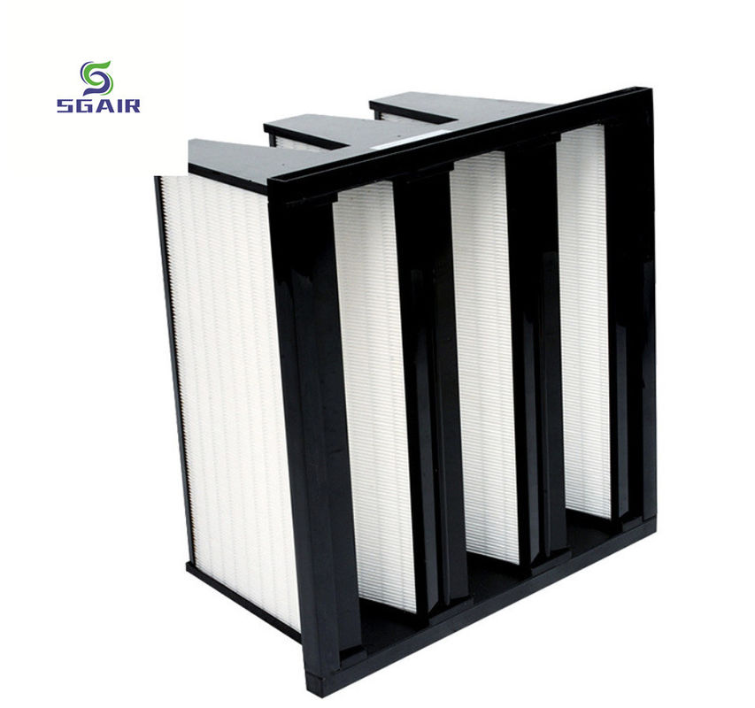 Kompak Filter Hepa Densitas Pleated Dengan Efisiensi F9